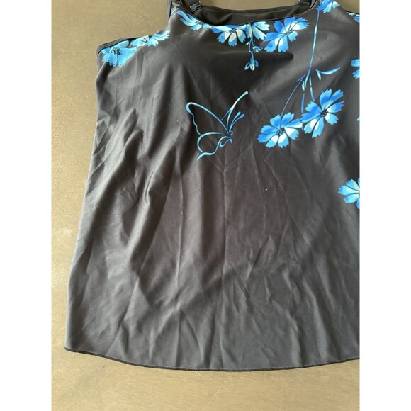 Womens swimsuit 2025 Tankini Swimsuit Tummy Control Flowy Swimwear top only 3XL - Picture 8 of 14